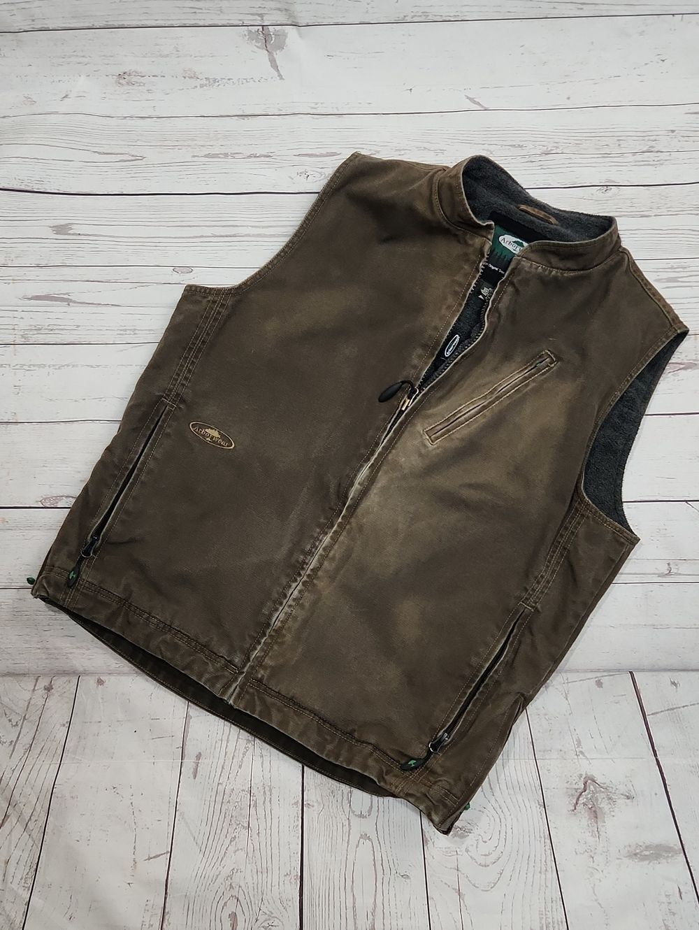 Men's Brown Utility Work Vest by Arborwear Tree Climber's Gear Outdoor
